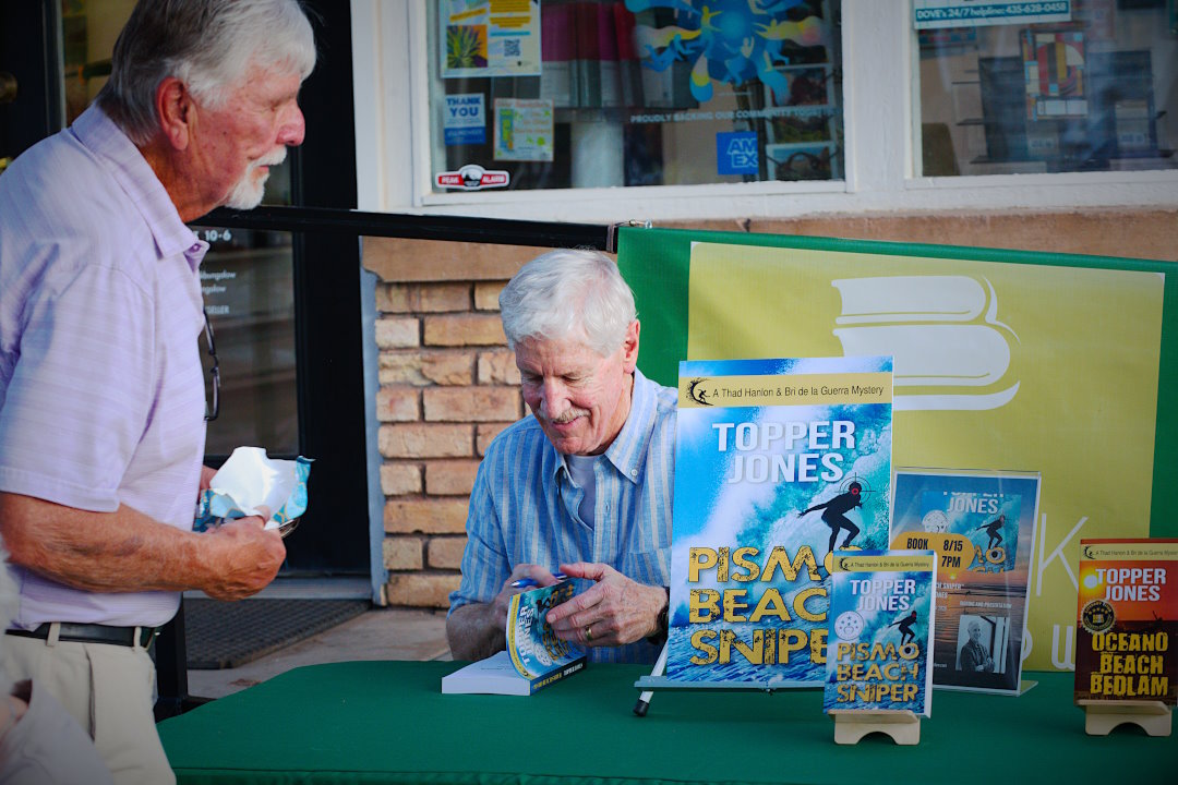 Autographing a copy