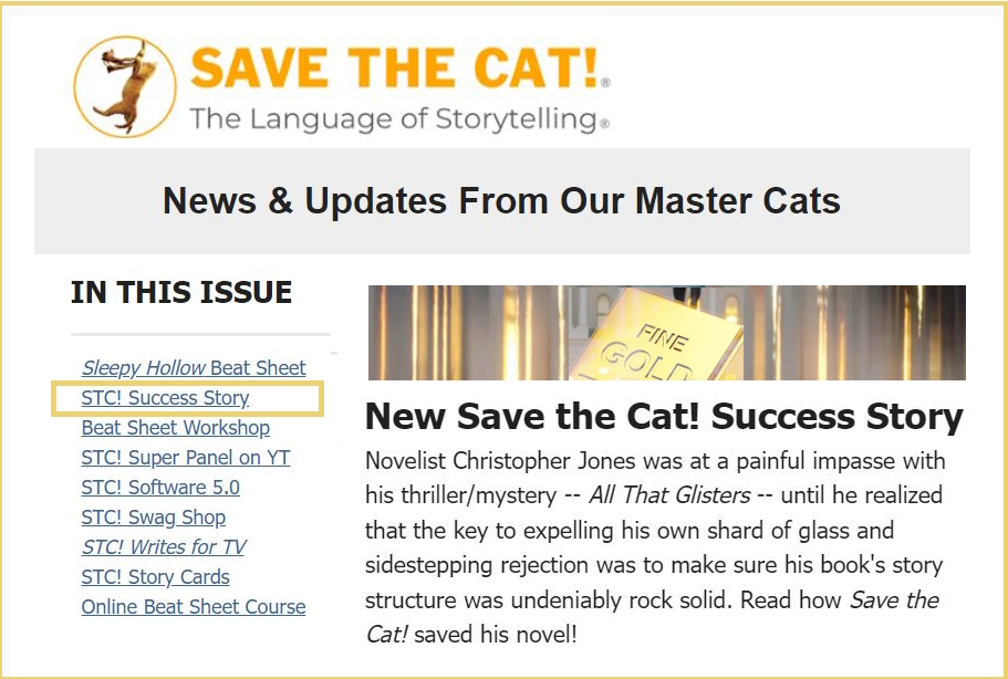 Save the Cat! Newsletter Oct 13, 2023 Issue